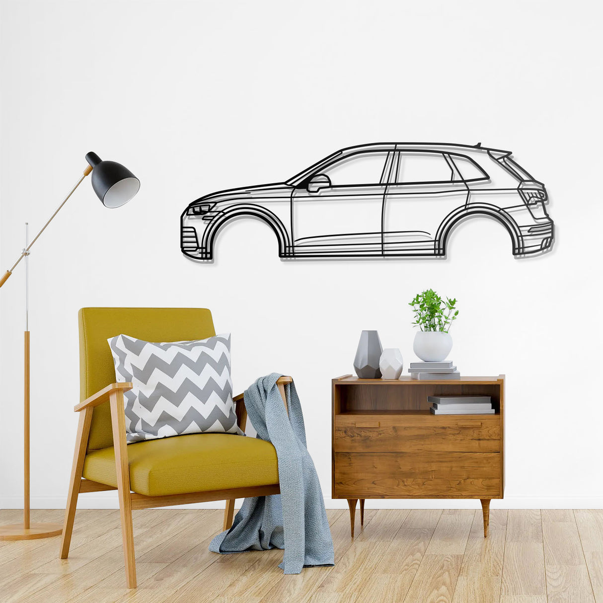 2018 SQ5 2nd Gen Metal Car Wall Art - NC0630