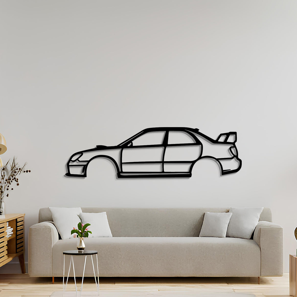 2006 WRX STI Hawkeye Metal Car Wall Art - NC0338