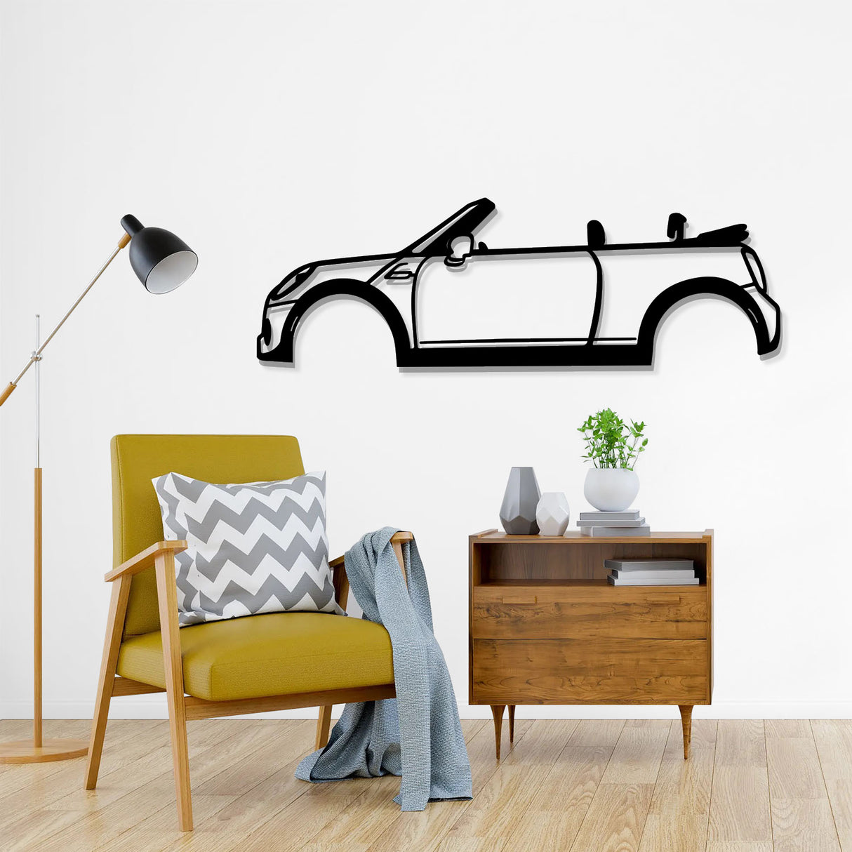 Cooper F57 Metal Car Wall Art - NC0910