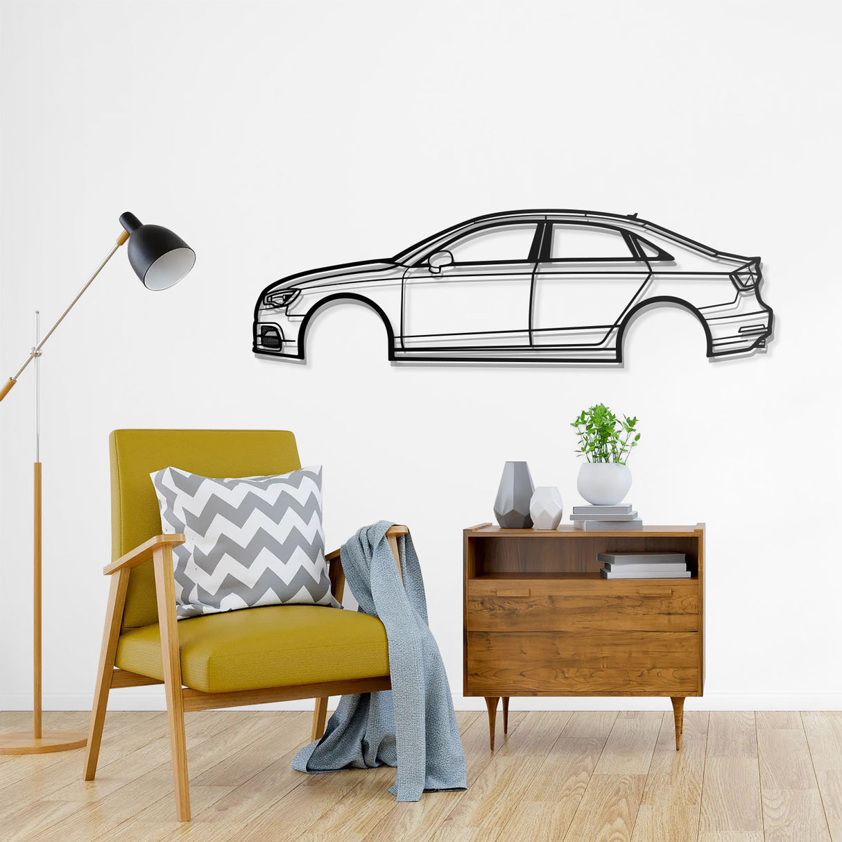 2015  S3 Metal Car Wall Art - NC0515