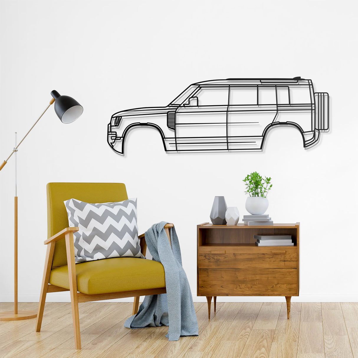 2020 Defender L663 (5st Gen) Metal Car Wall Art - NC0701