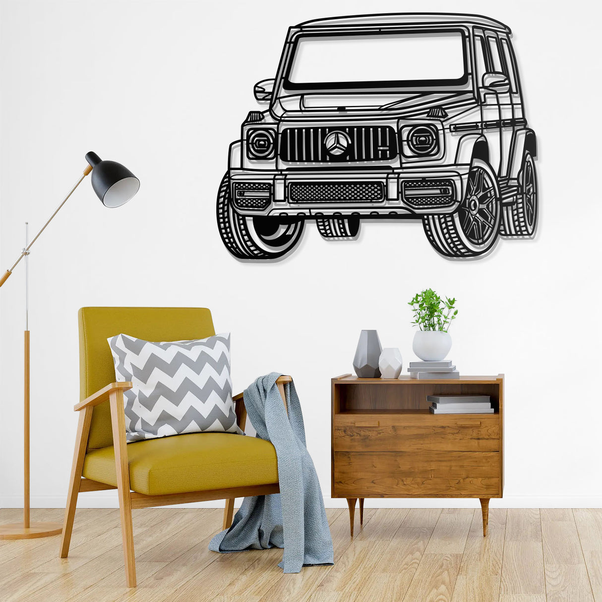 2019 G63 AMG Perspective Metal Car Wall Art - NC0454