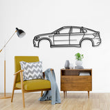 2010 X6 M E71 1st Gen Metal Car Wall Art - NC0412