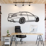 M4 Back Perspective Metal Car Wall Art - NC1299