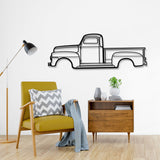 1951 F-150 Metal Car Wall Art - NC0010