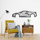 2023 Corvette C8 Metal Car Wall Art - NC0824