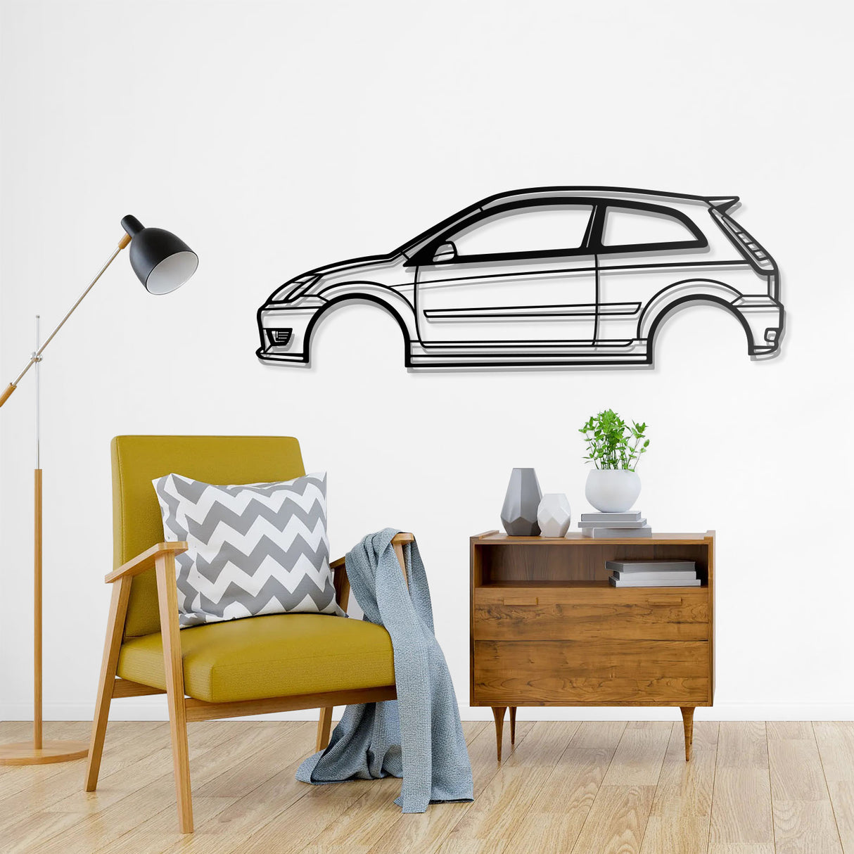 2005 Fiesta ST 150 Metal Car Wall Art - NC0321