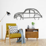 1966 2CV Metal Car Wall Art - NC0080