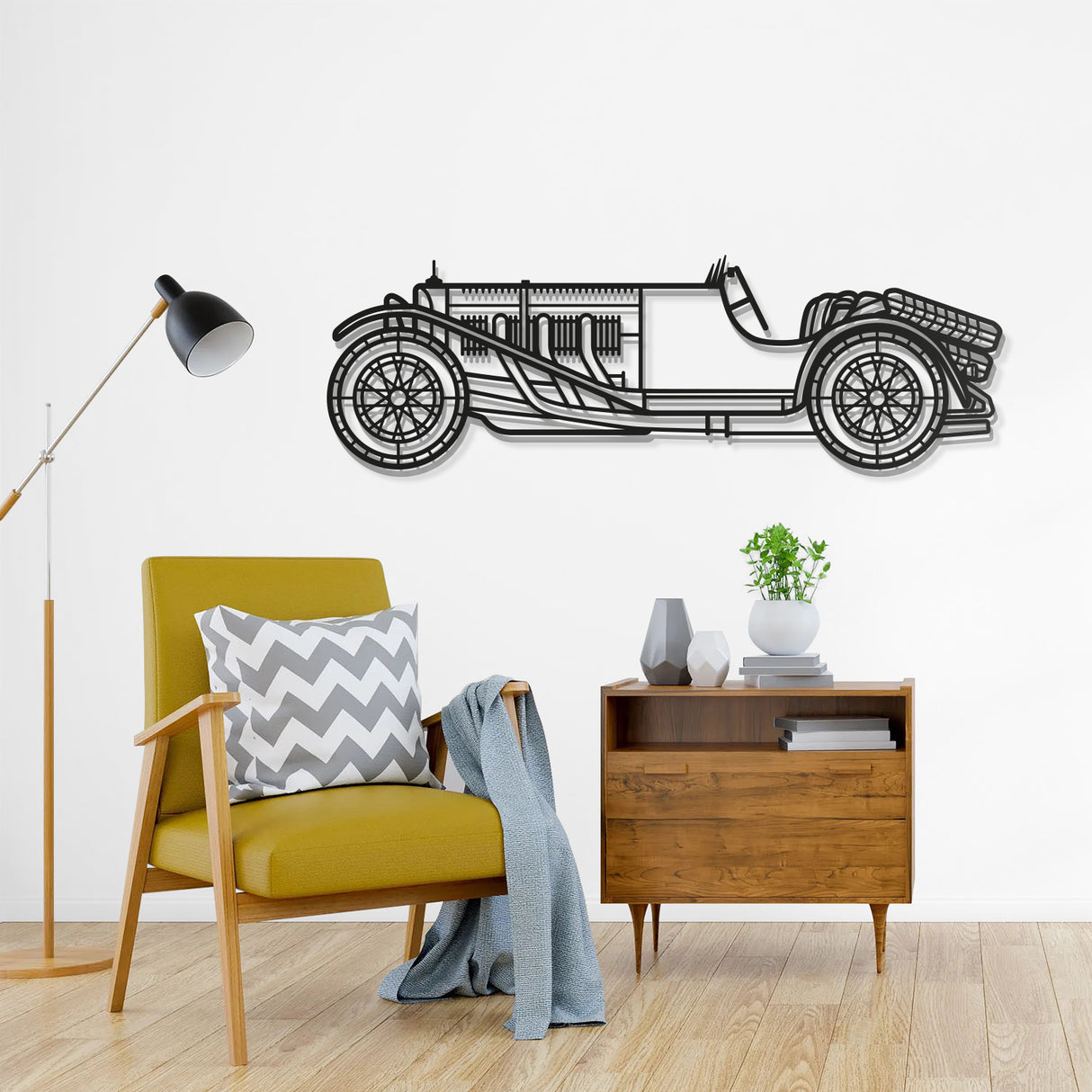 1929 SSK Metal Car Wall Art - NC0013