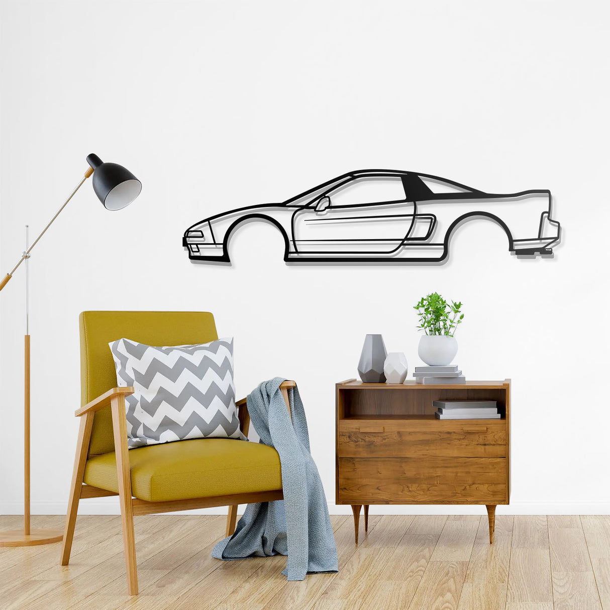 1991 NSX Metal Car Wall Art - NC0236