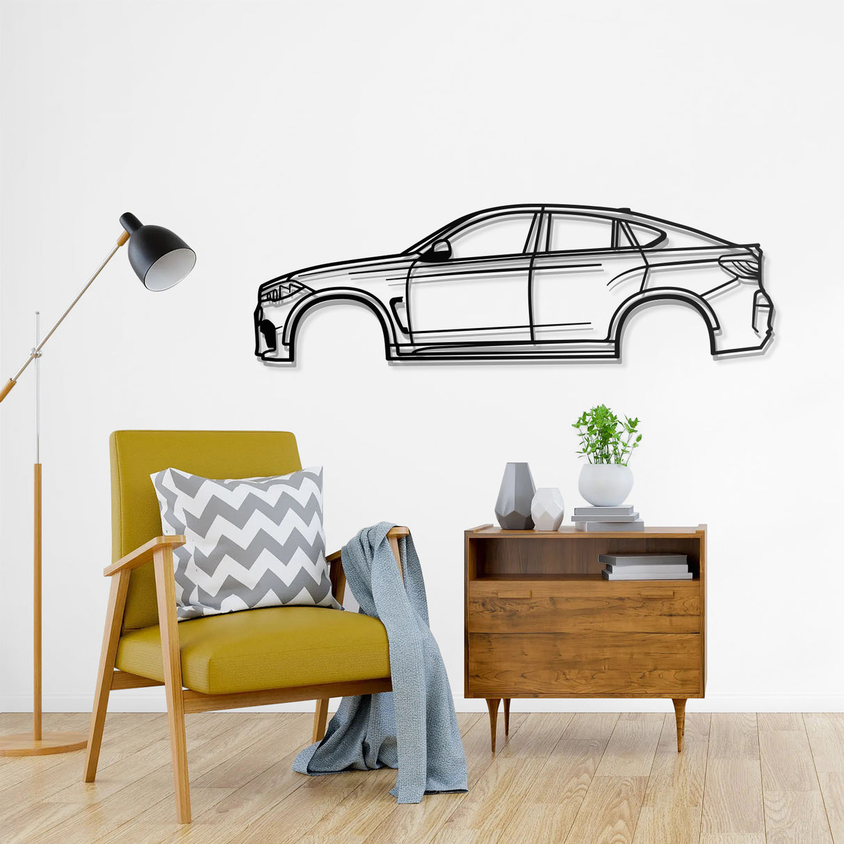 2015 X6 M F86 2nd Gen Metal Car Wall Art - NC0548