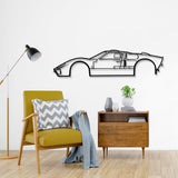 1966 GT-40 Metal Car Wall Art - NC0086