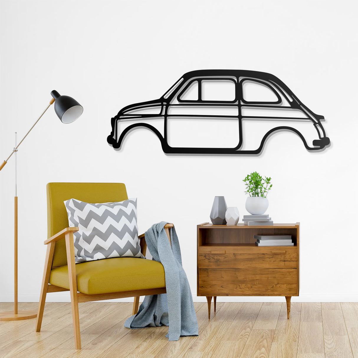 500 Metal Car Wall Art - NC0836