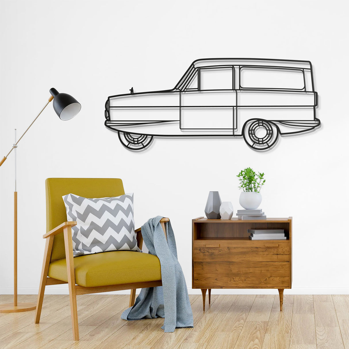 1972 Reliant Supervan III Metal Car Wall Art - NC0149