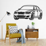 2005 E60 M5 Perspective Metal Car Wall Art - NC0427