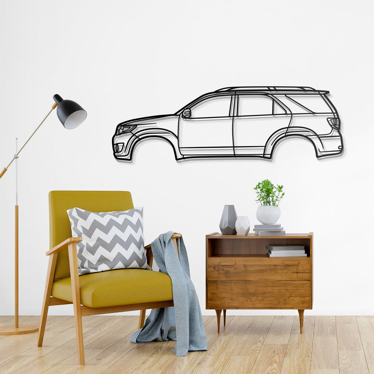 2005 Fortuner 1st Gen Metal Car Wall Art - NC0322