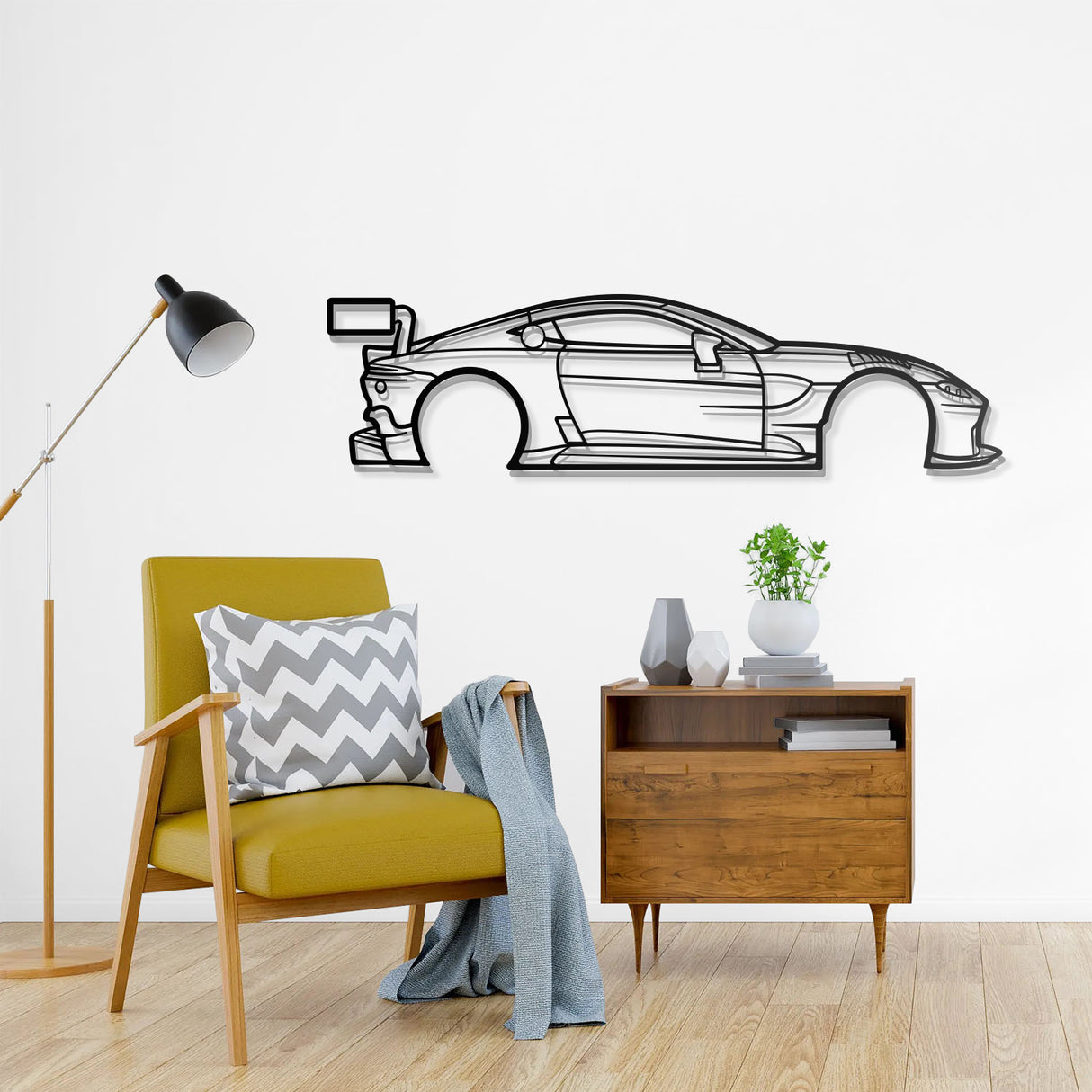 2018 Vantage AMR GT3 Metal Car Wall Art - NC0635