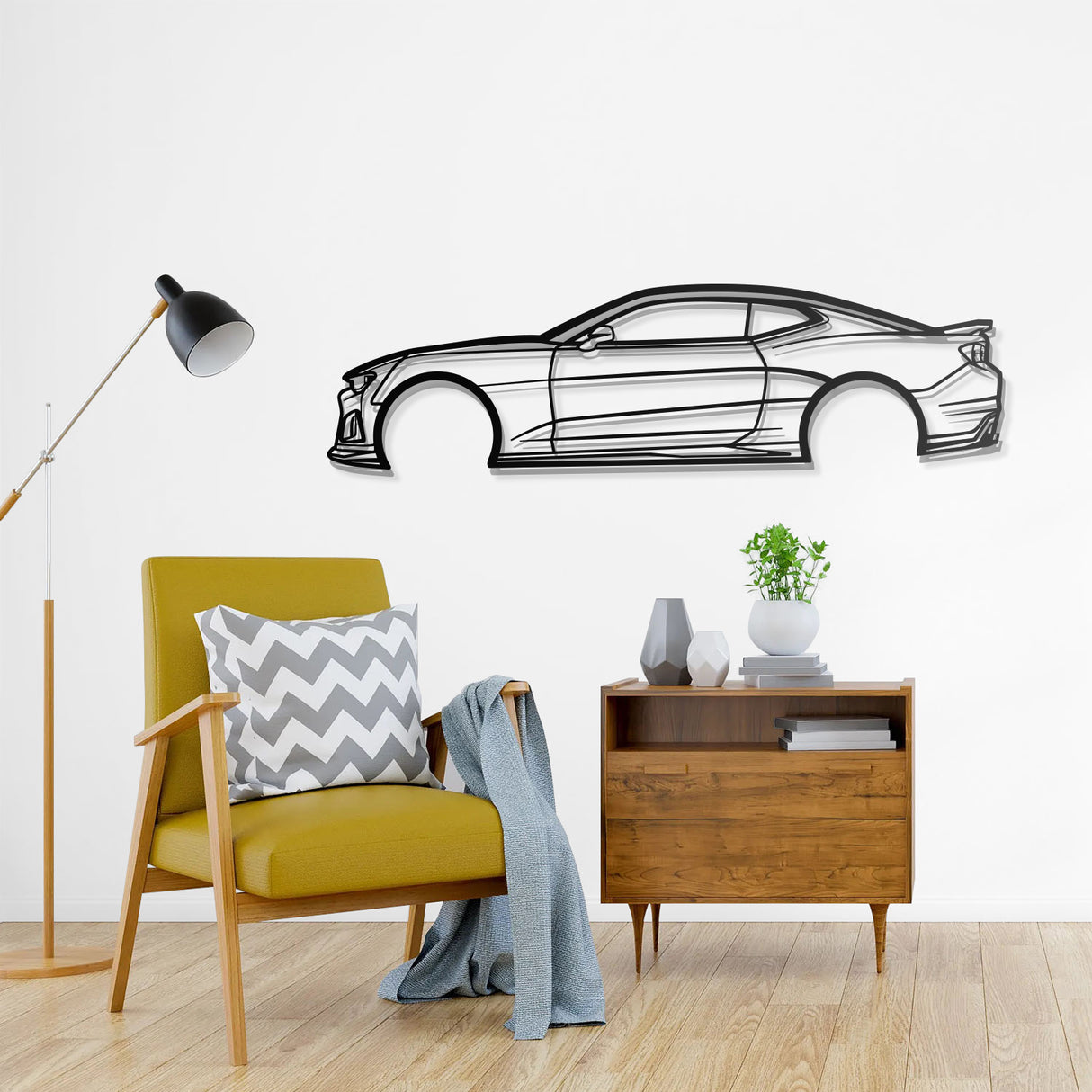 2019 Camaro ZLE1 Metal Car Wall Art - NC0649