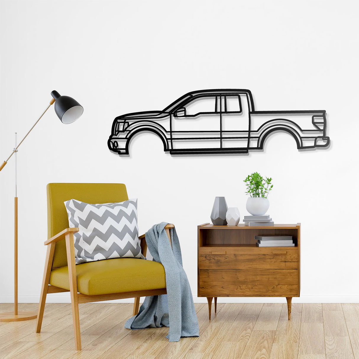 2009 F-150 12th Gen Metal Car Wall Art - NC0388