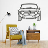 1967 Giulia Front Metal Car Wall Art - NC0092