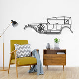 1907 Silver Ghost Metal Car Wall Art - NC0003