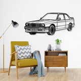 E30 Perspective Metal Car Wall Art - NC0428