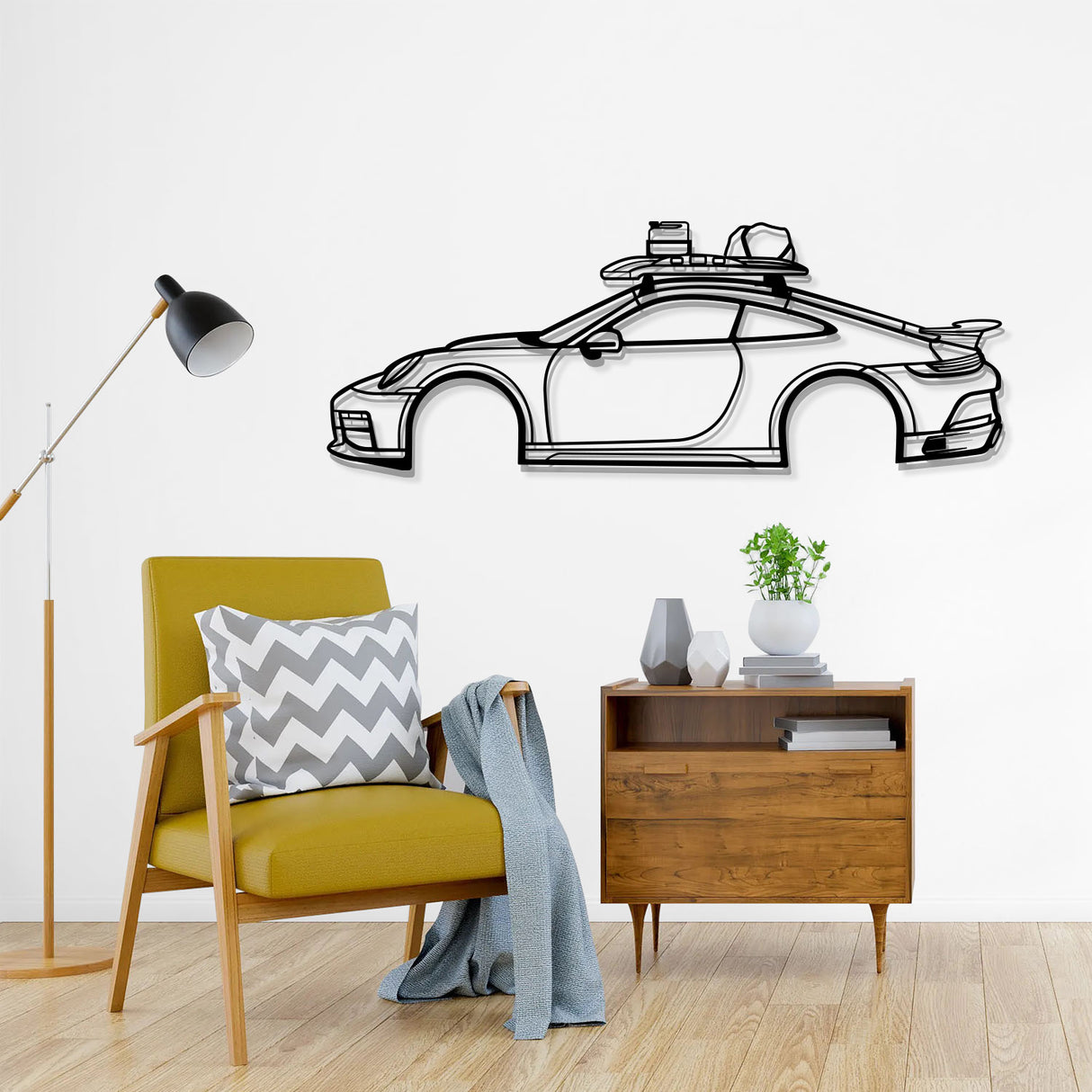 2023 911 Dakar Metal Car Wall Art - NC0820