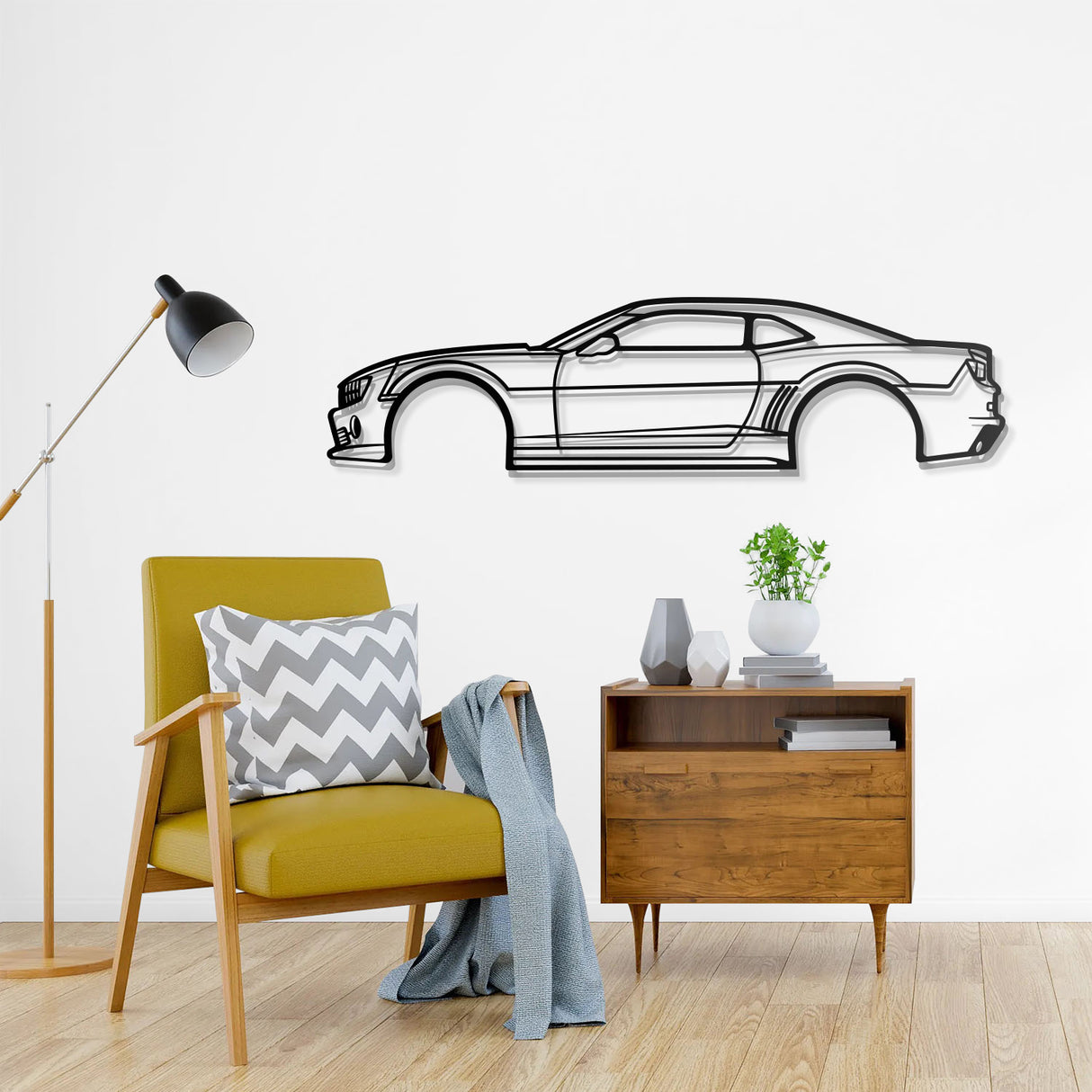 2010 Camaro Metal Car Wall Art - NC0400