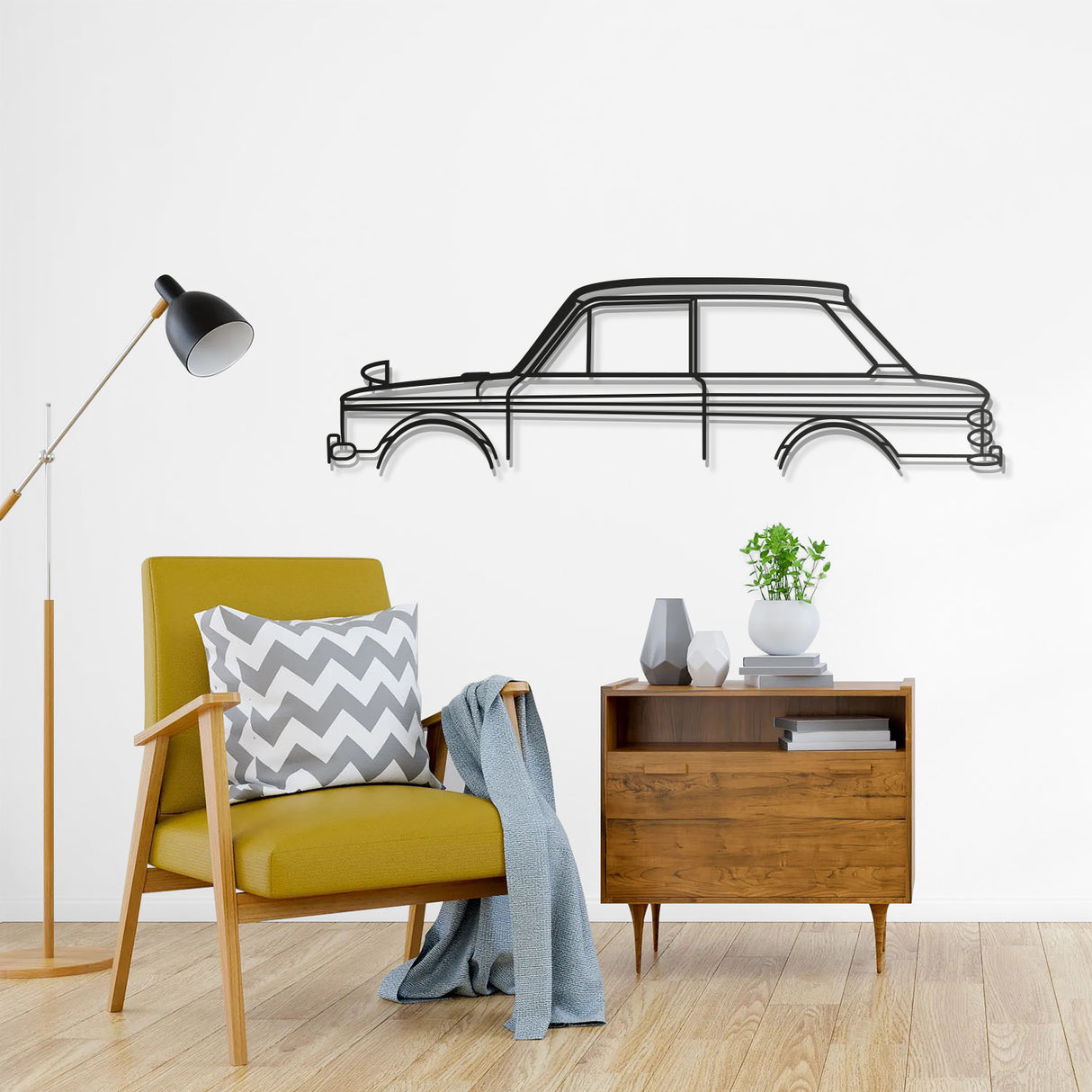 1966 Imp Metal Car Wall Art - NC0087