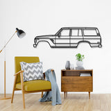 1980 Land Cruiser 4th Gen (J60) Metal Car Wall Art - NC0190