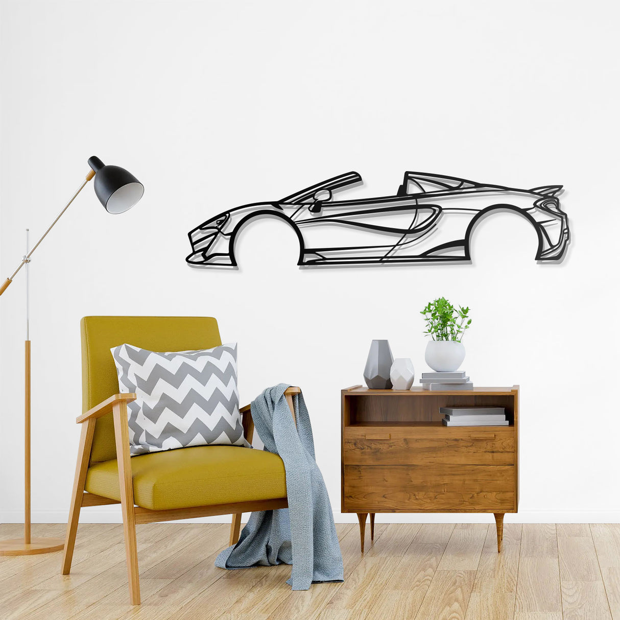 2019 600LT Spider Metal Car Wall Art - NC0645