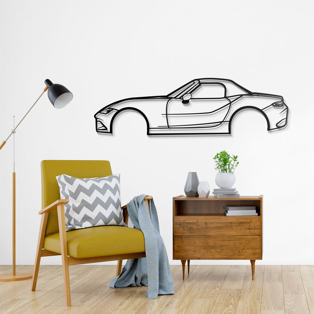 2021 Miata MX-5 Metal Car Wall Art - NC0757