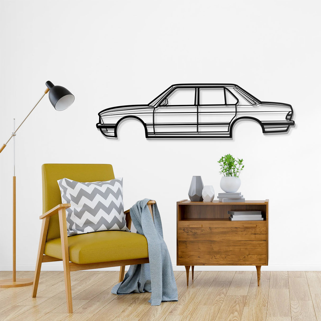 1983 E28 M5 Metal Car Wall Art - NC0199