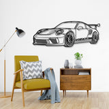 911 GT3 RS 992 Perspective Metal Car Wall Art - NC0460