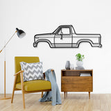 1983 Bronco Pickup Metal Car Wall Art - NC0197