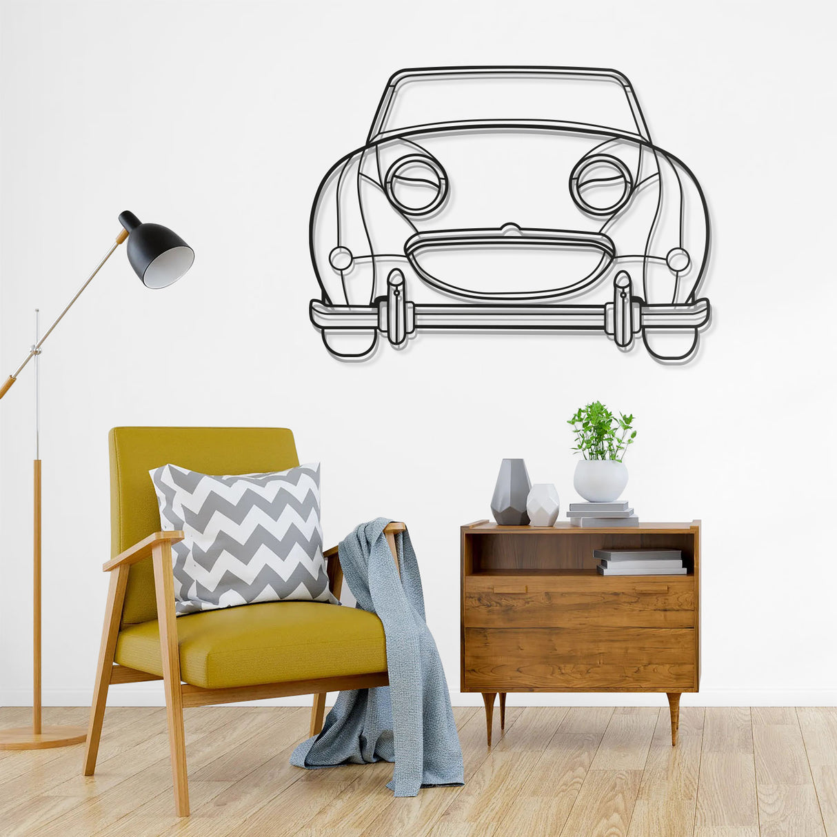 1961 Bugeye Sprite Metal Car Wall Art - NC0061