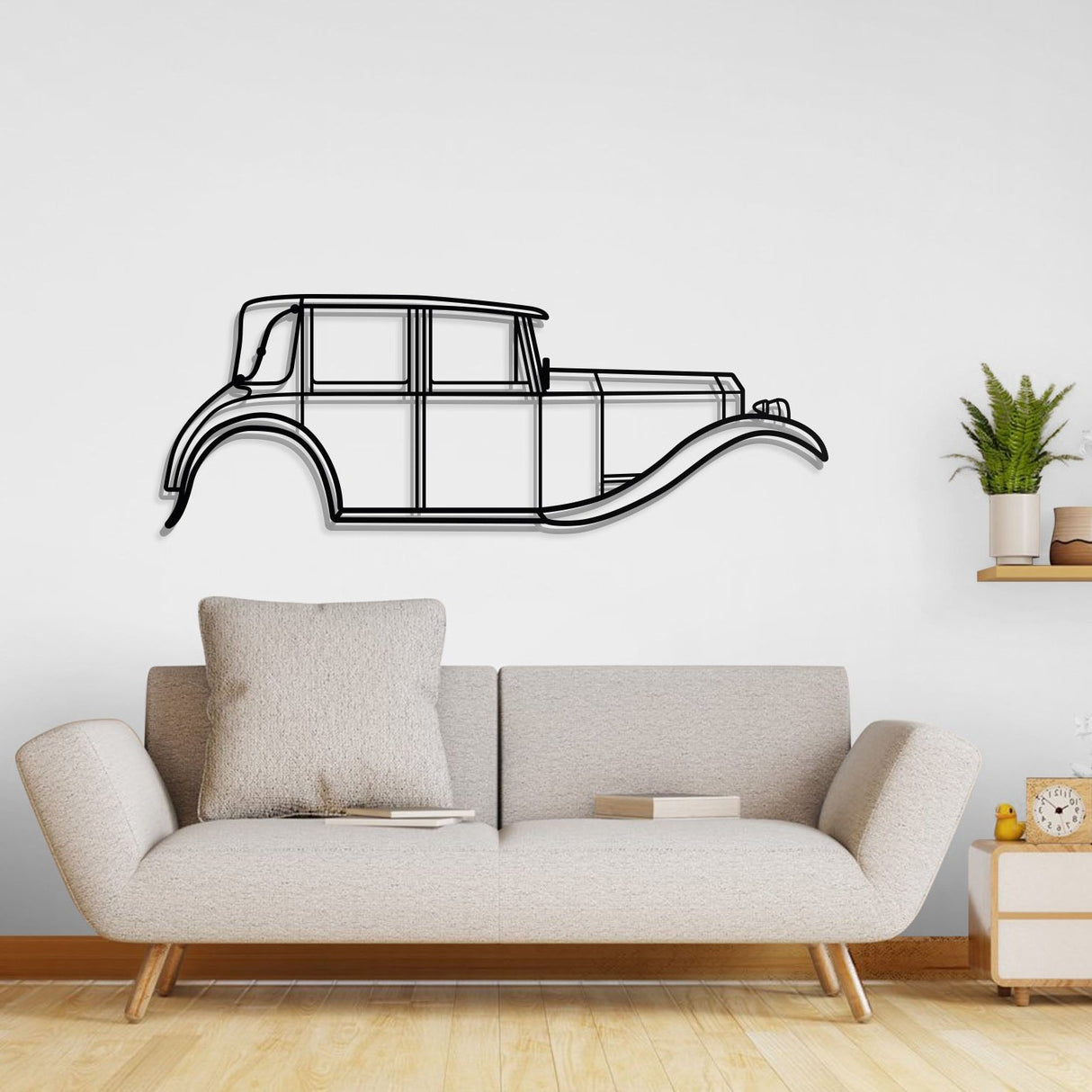 1922 Twenty Metal Car Wall Art - NC0004