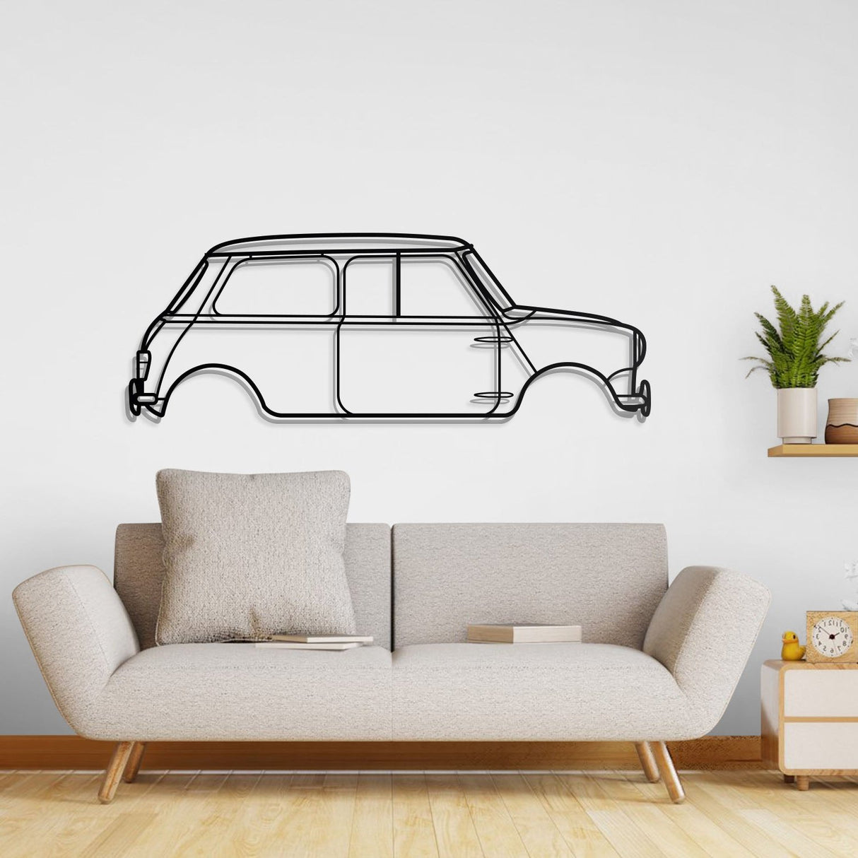 1965 Cooper S Metal Car Wall Art - NC0073