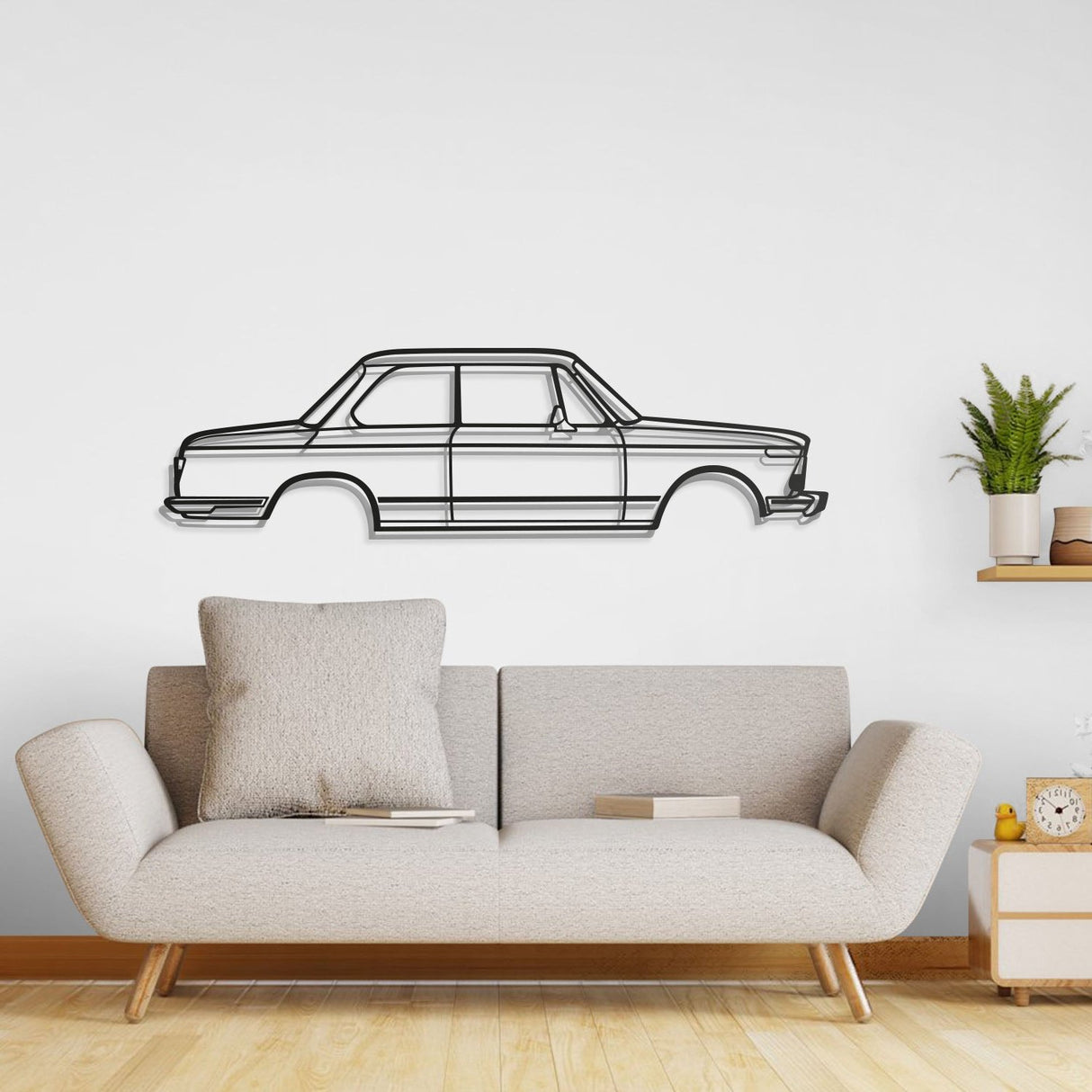 1973 2002 TI Metal Car Wall Art - NC0152