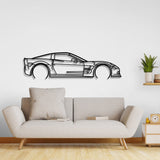 Corvette C6 ZR1 Detailed Metal Car Wall Art - NC0918