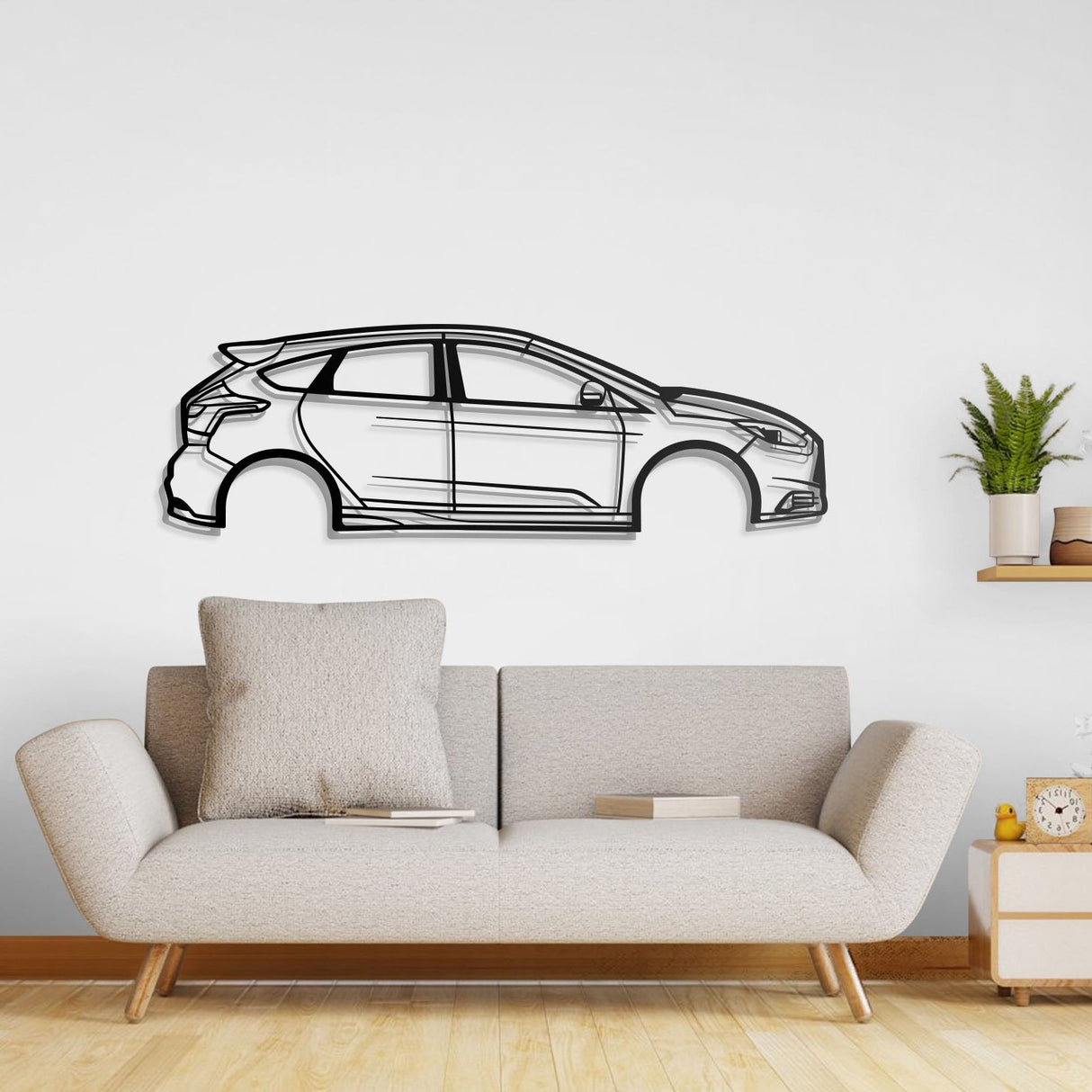 2016 Focus ST MK3 Metal Car Wall Art - NC0564