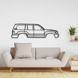 1998 Land Cruiser 6th Gen (J100) Metal Car Wall Art - NC0268