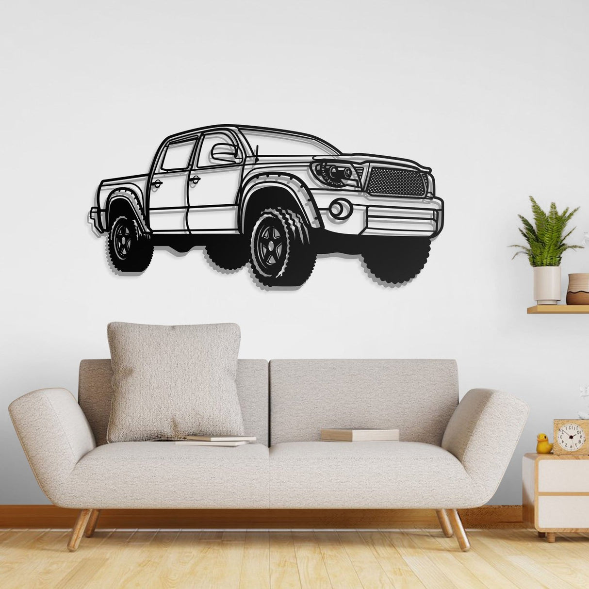 2008 Tacoma Perspective Metal Car Wall Art - NC0463