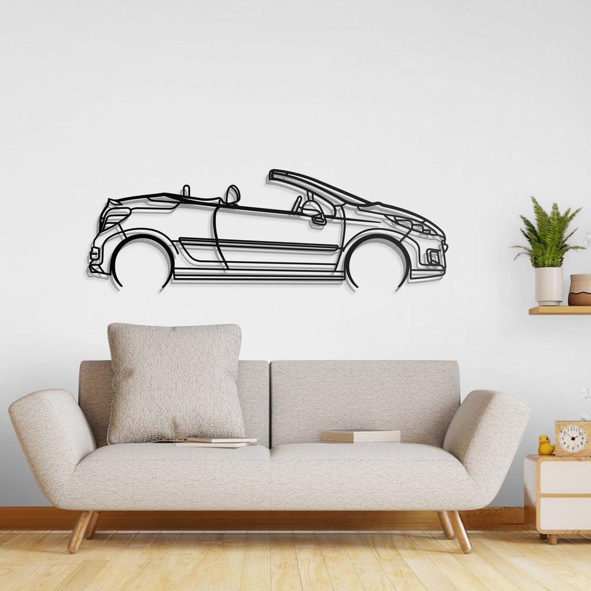 2010 207 CC Metal Car Wall Art - NC0395