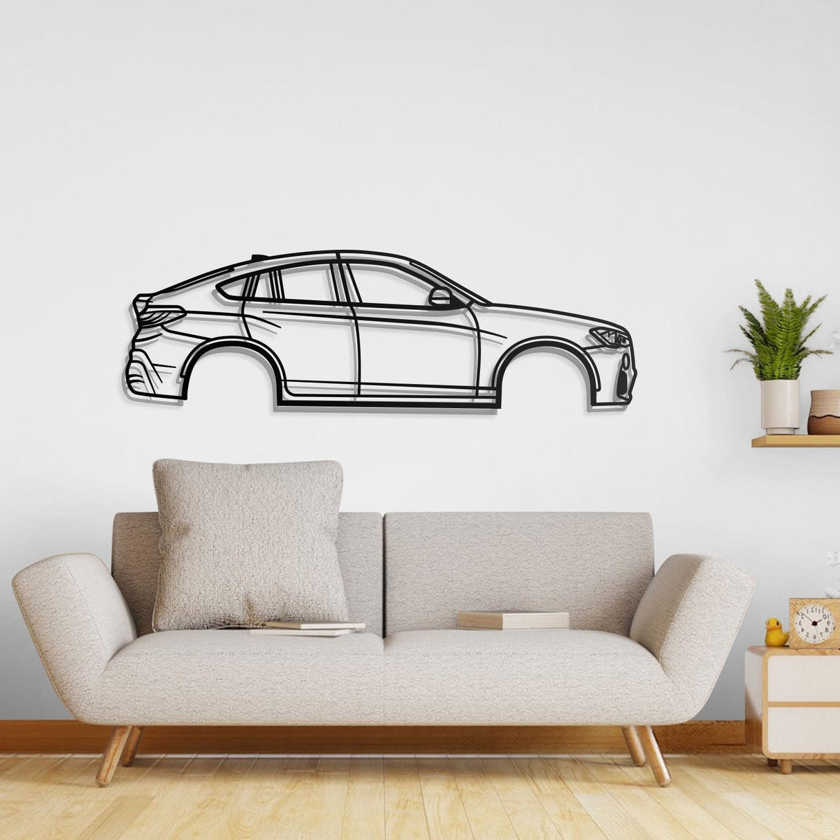 2015 X4 F26 1st Gen Metal Car Wall Art - NC0545