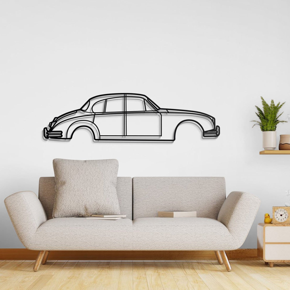 1959 MK II 3.8 Metal Car Wall Art - NC0058