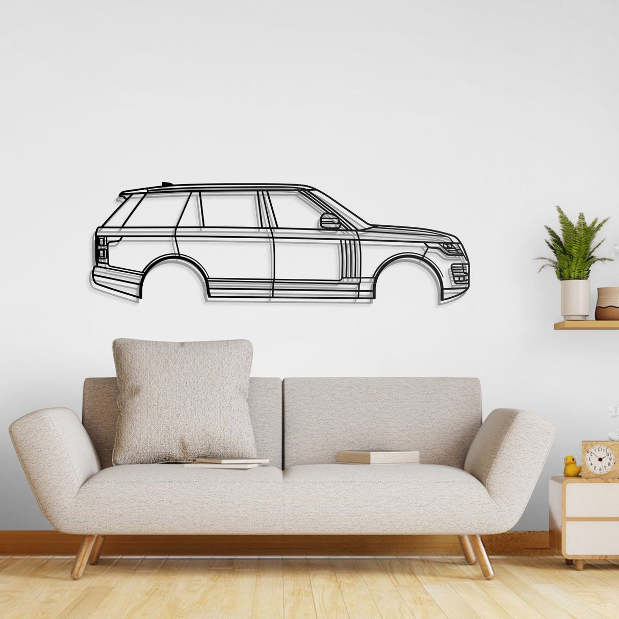 2019 Range Rover Hybrid L405 (4th Gen) Metal Car Wall Art - NC0676