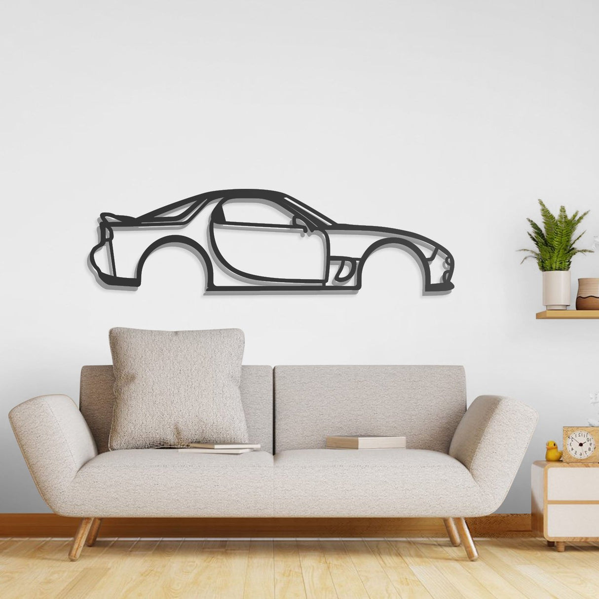 RX-7 Metal Car Wall Art - NC0248