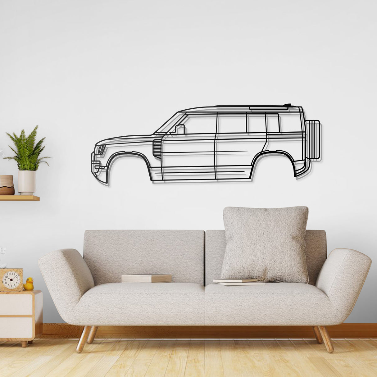 2020 Defender L663 (5st Gen) Metal Car Wall Art - NC0701