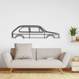 1980 Golf MK1 Classic Metal Car Wall Art - NC0189